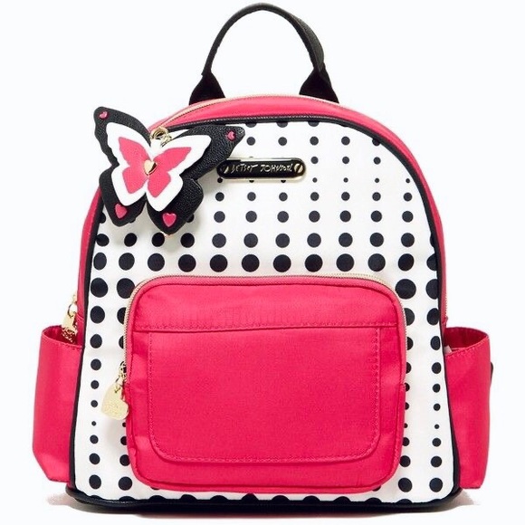 Betsey Johnson Handbags - NWOT Betsey Johnson Butterfly Backpack And Keychain